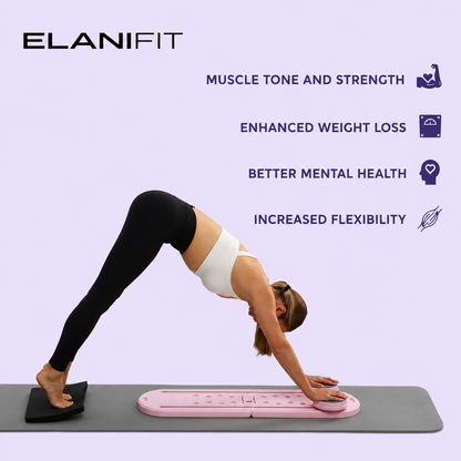 Elani™ Portable Pilates Reformer 🏡 Studio Pilates. Anytime. Anywhere.